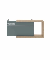 Resepsjonsdisk Eik/Norwegian Green - 180 cm
