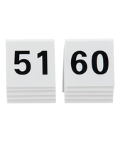 Bordskilt m/nummer 51-60