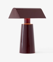 Caret MF1 oppladbar bordlampe, Dark Burgundy