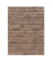 Veggpanel, teglstein, antrasitt - 1,27 x 3,29 m