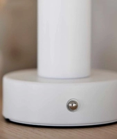 Tiara oppladbar bordlampe, hvit