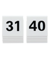 Bordskilt m/nummer 31-40