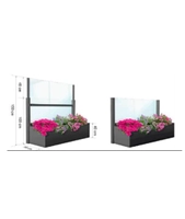 Up&Down Flower m/kasse 150x105-150 cm