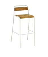  Iroko 2 barstol traffic white