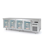 Konditordisk MCPV-250 frys, 4 glassdører