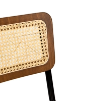 Susy stol, cane rygg, polstret sete Rusty 402