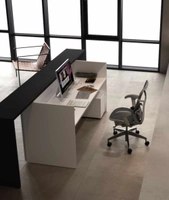 Resepsjonsdisk Graphite Grey - 200 cm