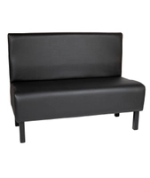 Dublin modulasofa 120 cm - A05 Dolaro, sort beis