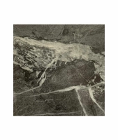Kompaktlaminat bordplate 70x70cm, 12 mm - Mørk marmor
