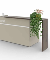 Resepsjonsdisk Eik/Norwegian Green - 180 cm