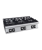 Koketopp gass 6 bluss, halvannen modul, 37kW