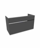 Resepsjonsdisk Graphite Grey - 180 cm