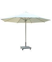 Parasoll Ø4m - lys sand