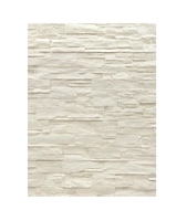 Veggpanel, strata, hvit - 1,31 x 3,27 m
