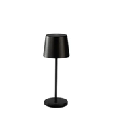 Vance 7877 oppladbar bordlampe, sort
