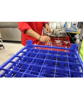 Oppvaskkurv til 16 høye glass 500x500x280mm