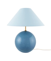 Iris bordlampe, blå