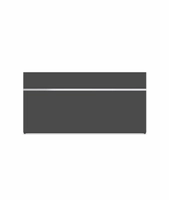 Resepsjonsdisk Graphite Grey - 200 cm