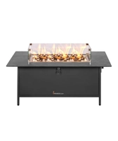Peisbord lounge 130x60/70cm Antrasitt h bord: 79cm