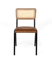 Susy stol, cane rygg, polstret sete Rusty 402