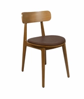 Mona stol – 805 Dark Brown, lancaster eik