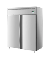 Fryseskap dobbelt GN 2/1 rustfri 1300l