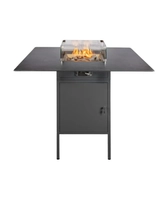 Peisbord Barhøyde 100x100cm Antrasitt