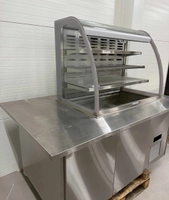 Kjølt buffet på hjul rustfri, OUTLET