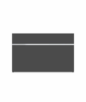 Resepsjonsdisk Graphite Grey - 160 cm