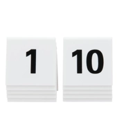 Bordskilt m/nummer 1-10