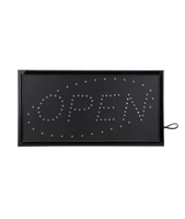 LED skilt - "open"