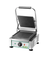 Pressgrill medium 300mm, rillet topp og bunn