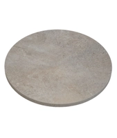 Laminat bordplate, light basalt, Ø117
