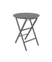Helle - sammenleggbart bord Ø60cm, Mørk grå