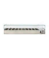Garnityrkjøler med glasstopp 10xGN1/4