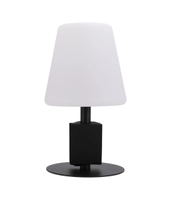 Oppladbar bordlampe m/tavle