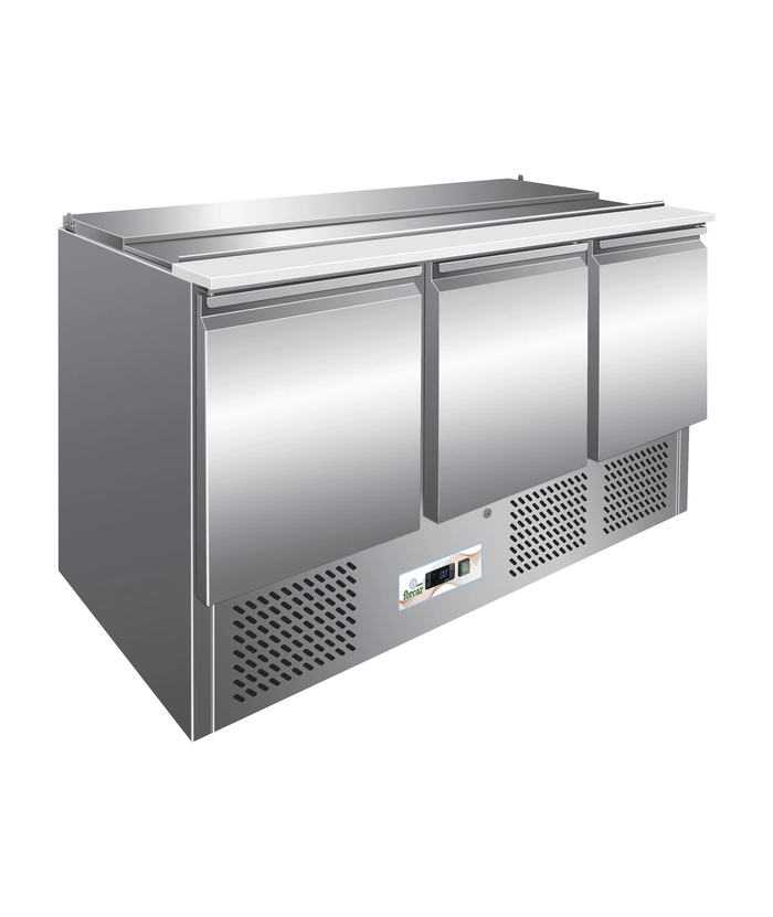 Saladette kjøl 3 dører 4xGN1/1