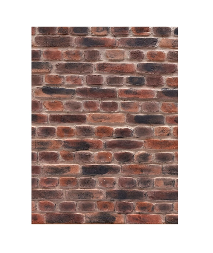Veggpanel, teglstein, loft - 1,27 x 3,29 m