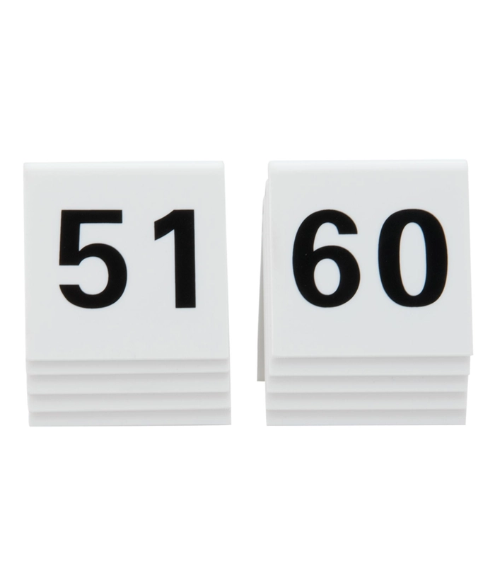 Bordskilt m/nummer 51-60