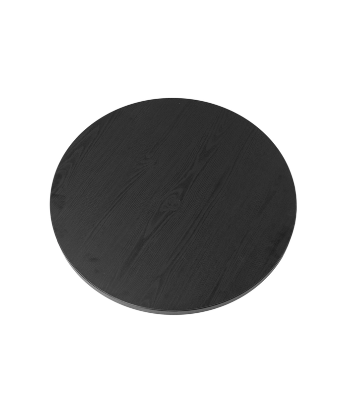 Laminat bordplate, shadow black, Ø60