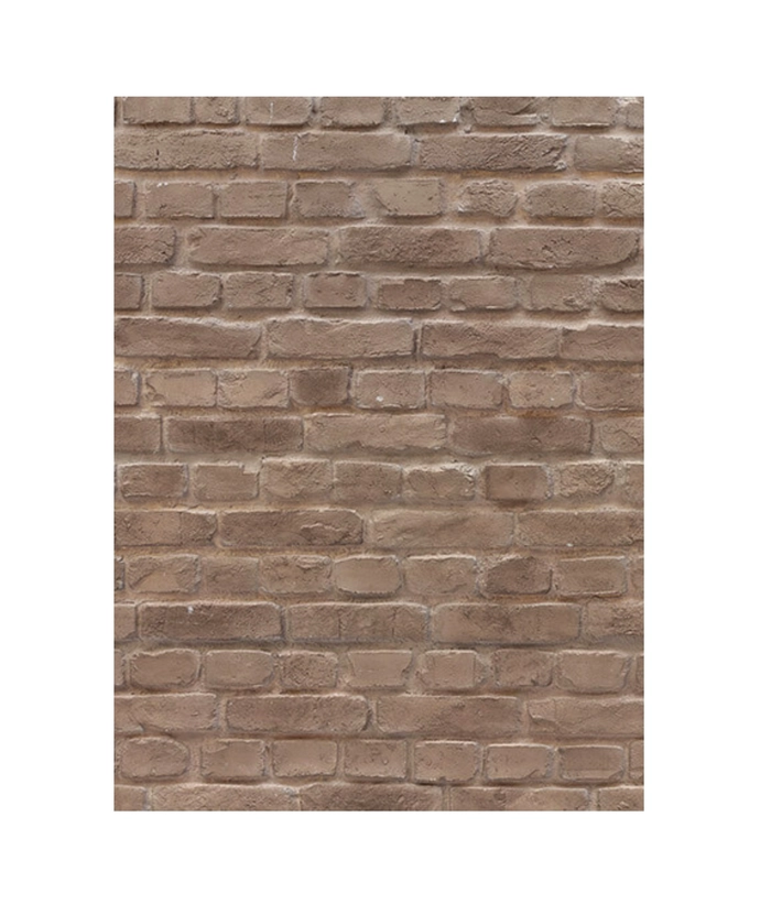 Veggpanel, teglstein, antrasitt - 1,27 x 3,29 m