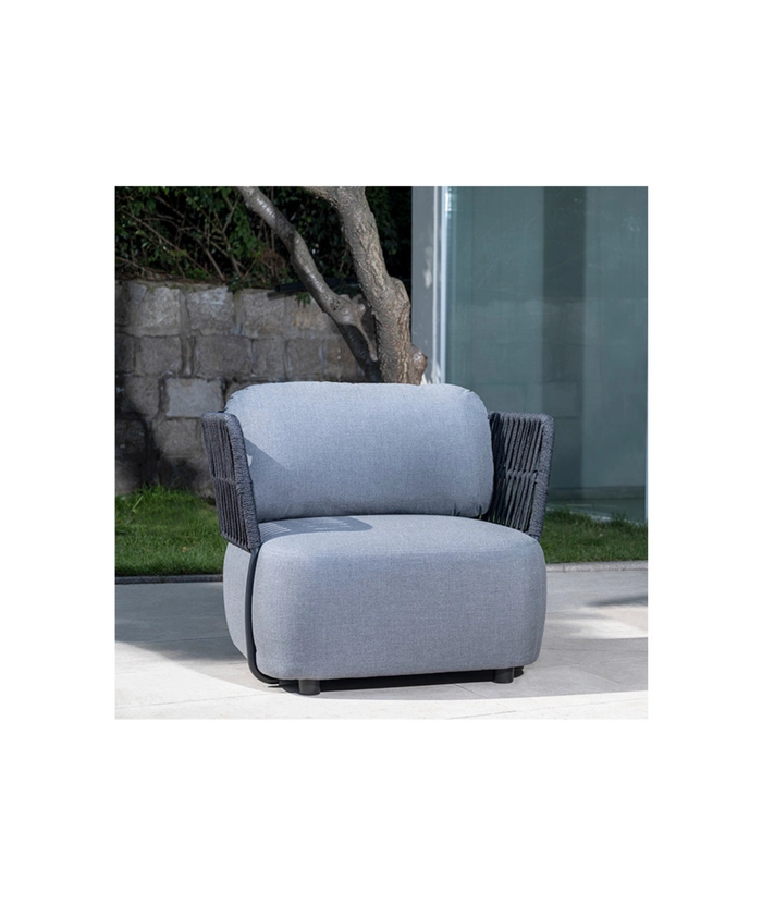 Soft set lounge sett - taupe/sort