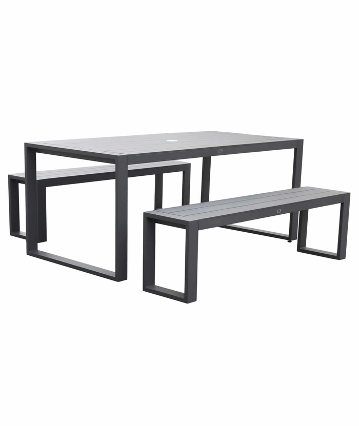 Benkesett, aluminium