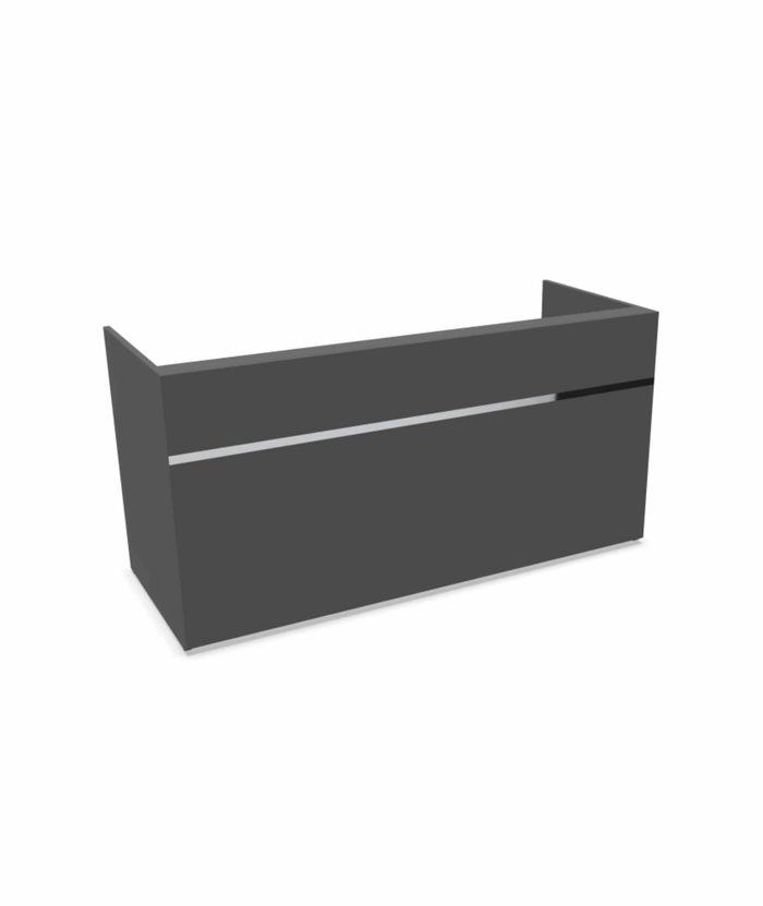 Resepsjonsdisk Graphite Grey - 200 cm