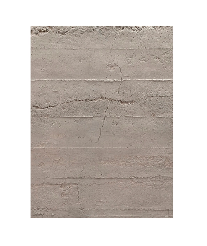 Veggpanel, horisontal betong, grå - 3,28 x 1,31 m