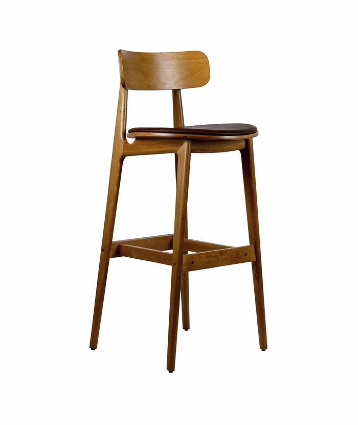 Mona barstol – Dark Brown 805 , lancaster eik