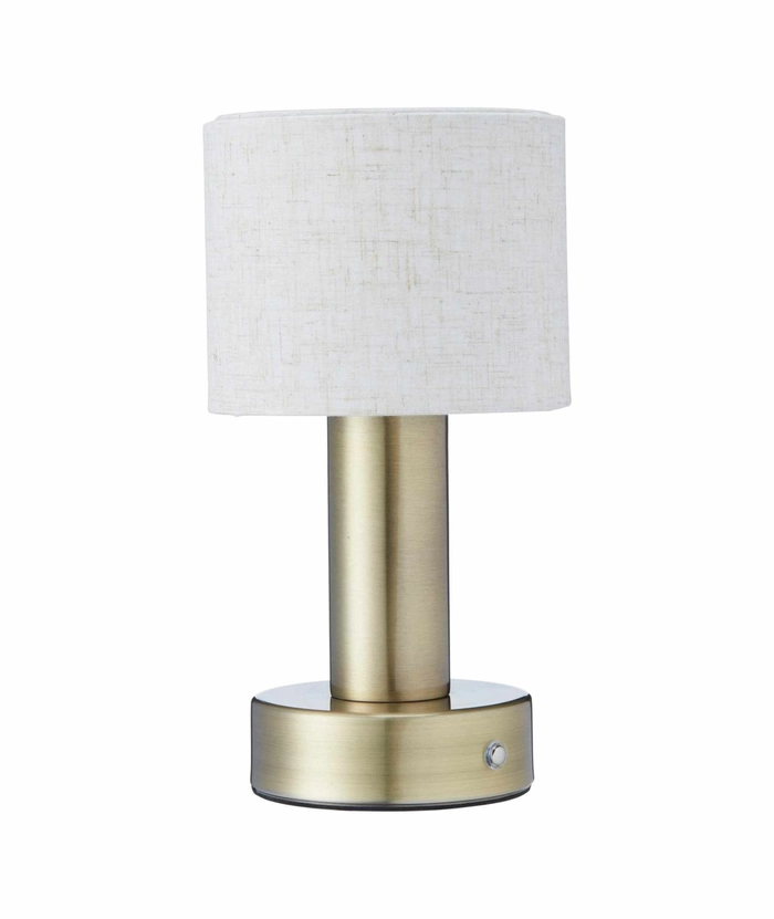 Tiara oppladbar bordlampe, messing