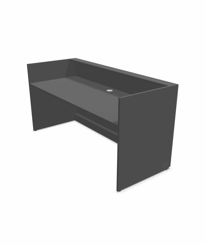 Resepsjonsdisk Graphite Grey - 200 cm