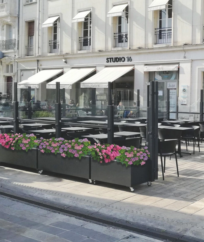 Up&Down Flower m/kasse 150x105-150 cm