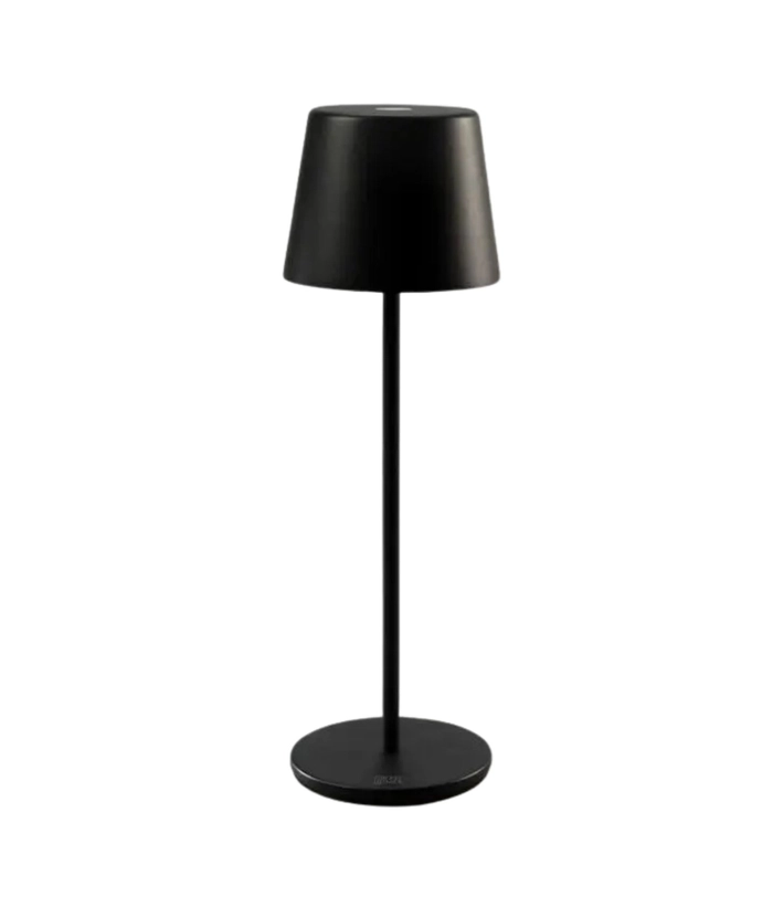 Vance 7888 oppladbar bordlampe, sort